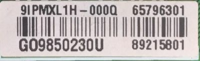 MAIN PARA TV LG / NUMERO DE PARTE 65796301 / EAX69068301 / 89215801 / 9IPMXL1H-000Q / G09850230U - Imagen 2